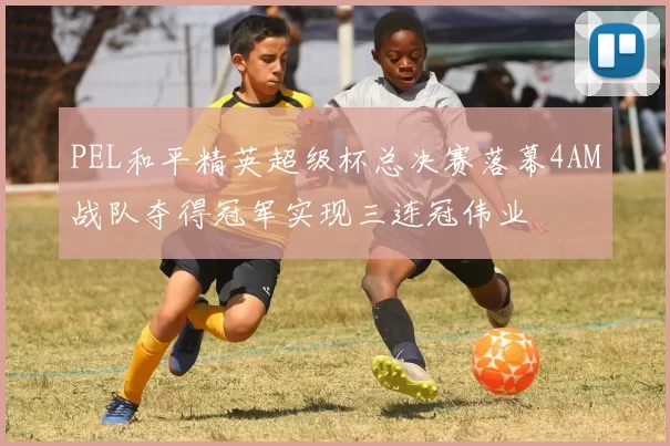 PEL和平精英超级杯总决赛落幕4AM战队夺得冠军实现三连冠伟业